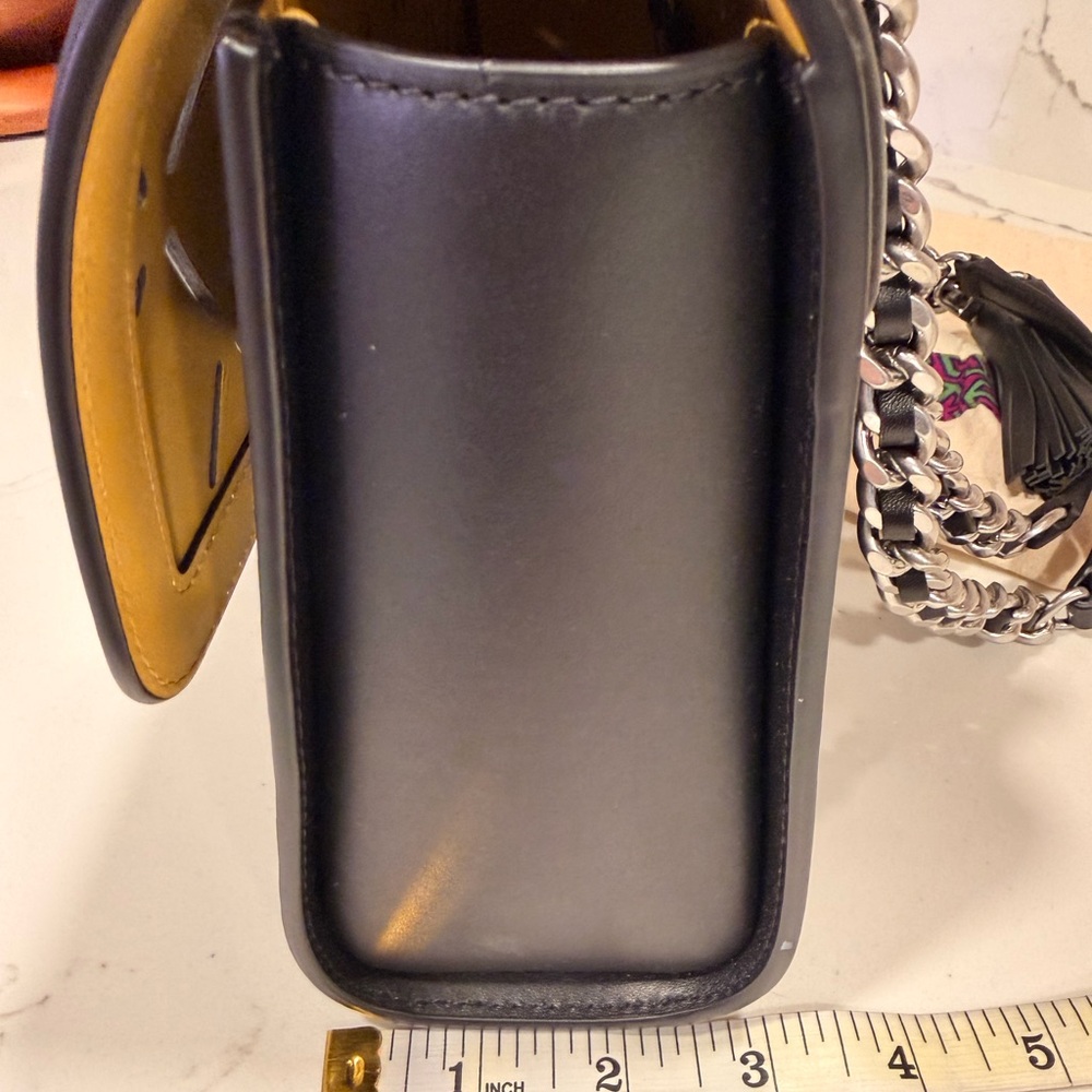 NWOT Tory Burch Black Cutout Bag - Picture 9 of 9